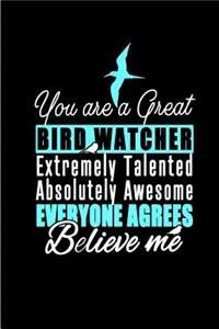 You are a Great Bird Watcher - Believe Me