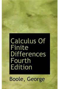 Calculus of Finite Differences Fourth Edition