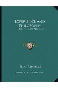 Experience and Philosophy