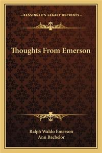 Thoughts From Emerson