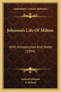 Johnson's Life Of Milton