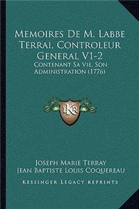 Memoires de M. Labbe Terrai, Controleur General V1-2