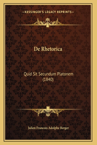 De Rhetorica