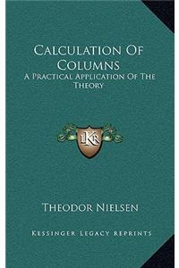 Calculation Of Columns