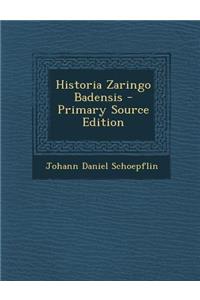 Historia Zaringo Badensis