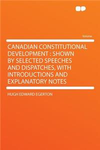 Canadian Constitutional Development