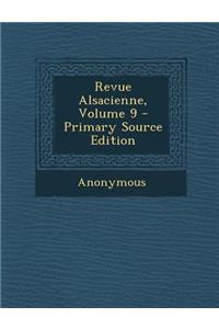 Revue Alsacienne, Volume 9