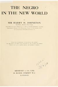 The Negro in the New World