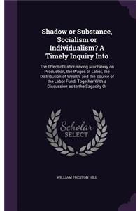 Shadow or Substance, Socialism or Individualism? A Timely Inquiry Into
