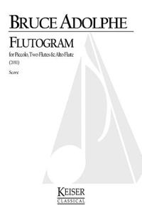 Flutogram: Piccolo, Two Flutes and Alto Flute, Score and Parts