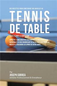 Des Recettes Pour Construire Vos Muscles Au Tennis De Table Avant Et Apres La Competition