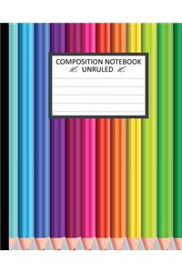 Unruled Composition Notebook 8