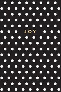 Black and White Polka Dot Notebook