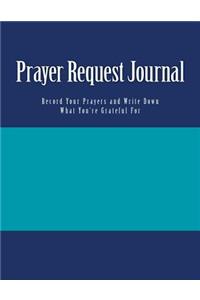 Prayer Request Journal