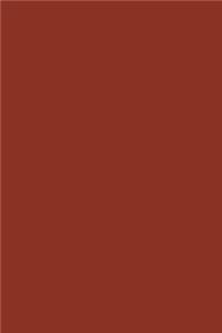 Journal Burnt Umber Color Simple Plain Umber