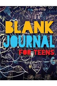 Blank Journal For Teens