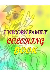 Unicorn Family Coloring Book