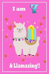 I am 7 & llamazing