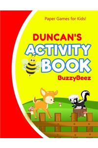 Duncan's Activity Book