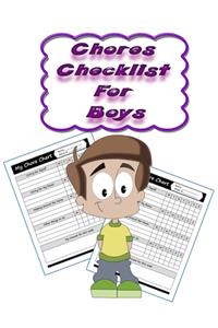 Chores Checklist for Boys
