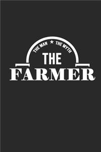 The farmer: Hangman Puzzles - Mini Game - Clever Kids - 110 Lined pages - 6 x 9 in - 15.24 x 22.86 cm - Single Player - Funny Great Gift