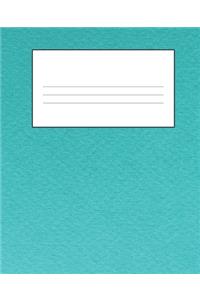 Teal Composition Notebook