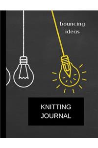 knitting journal bouncing ideas