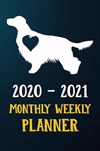 2020 2021 Monthly Weekly Planner