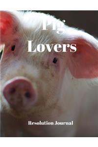 Pig Lovers Resolution Journal