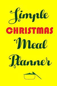 Simple Christmas Meal Planner