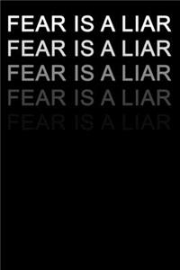 Fear is a liar