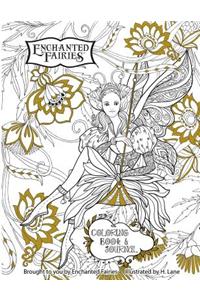 Enchanted Fairies Coloring Book and Journal