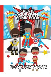 Create Your Own Comic Book - Blank Comic Book