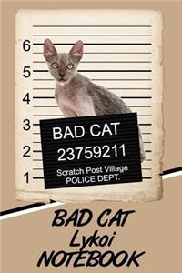 Bad Cat Lykoi Notebook