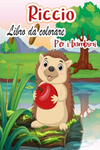 Riccio Libro da colorare Per i bambini