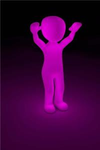 Purple Neon Man Journal