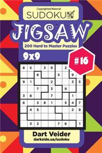 Sudoku Jigsaw - 200 Hard to Master Puzzles 9x9 (Volume 16)