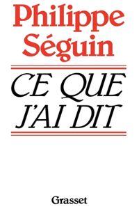 Ce que j'ai dit