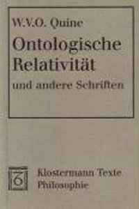 Ontologische Relativitat Und Andere Schriften