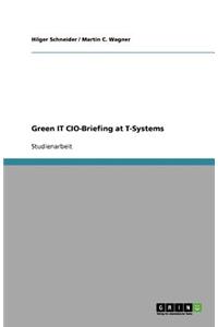 Green IT CIO-Briefing at T-Systems