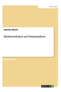 Herdenverhalten auf Finanzmärkten