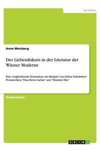 Der Liebesdiskurs in der Literatur der Wiener Moderne