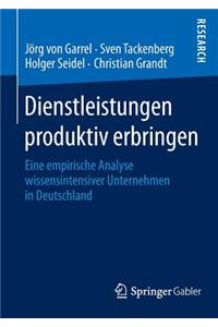 Dienstleistungen Produktiv Erbringen