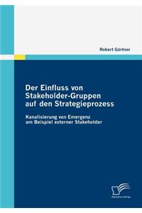 Einfluss von Stakeholder-Gruppen auf den Strategieprozess