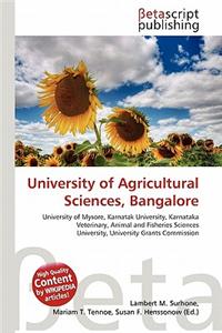 University of Agricultural Sciences, Bangalore