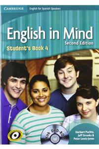 English in Mind for Spanish Speakers Level 4 Student's Book with DVD-ROM