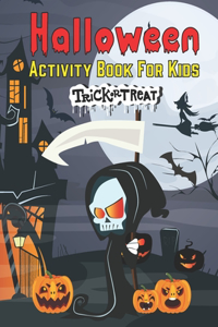 Halloween Activity Book For Kids