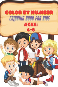 Color By Number coloring Book For Kids Ages 4-6