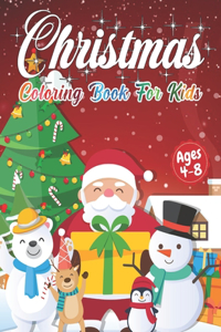 Christmas Coloring Book for Kids Ages 4-8