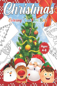 Christmas Coloring Book for Kids Ages 4-8